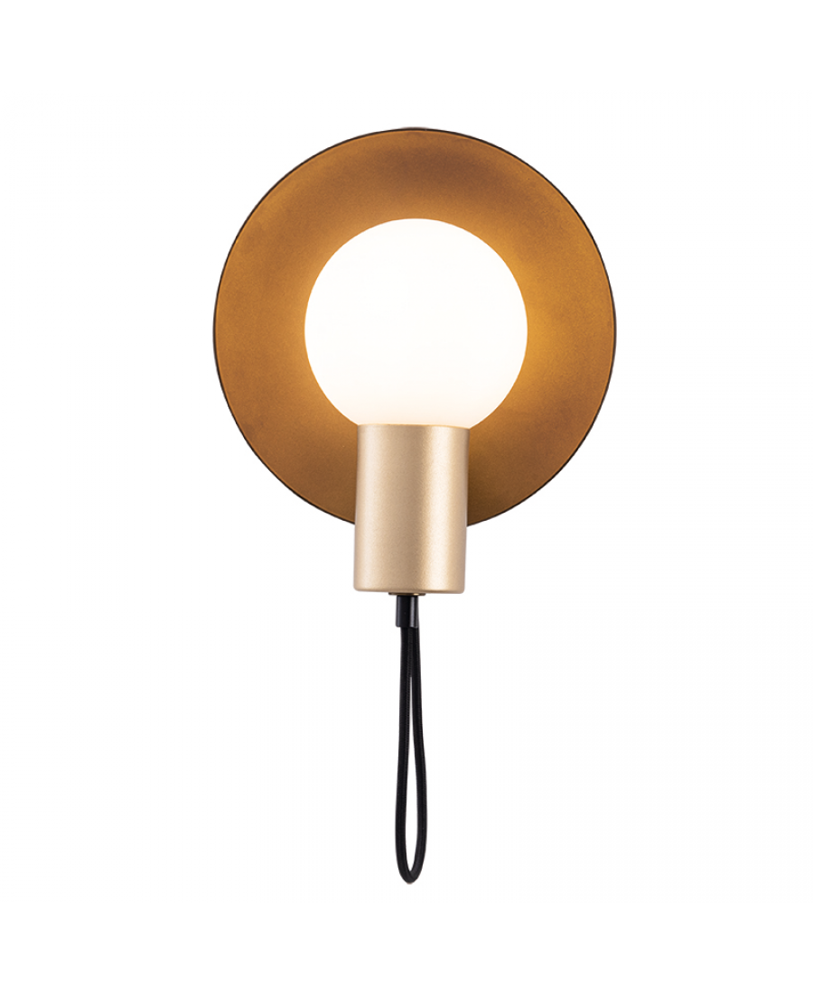 WALL LAMP 1XG9 BRONZE-GOLD