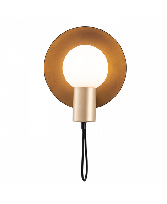 WALL LAMP 1XG9 BRONZE-GOLD