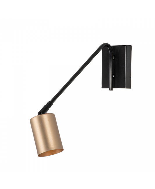 WALL LAMP 1XGU10 BLACK-GOLD