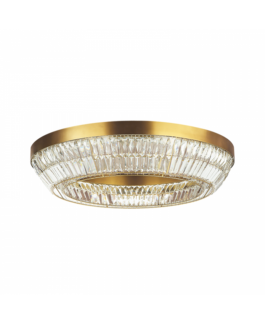 CEILING LED LIGHT  3000K METAL-CRYSTAL ANTIQUE BRASS