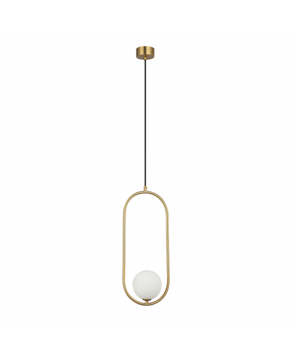 PENDANT LAMP G9 MAX 7W METAL GOLD