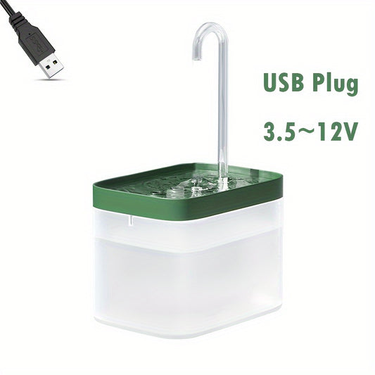 1.5l Cat Drinking Fountain Automatic Circulating Water Dispenser For Cats & Dogs (water Pump Color Random), Pet Supplies